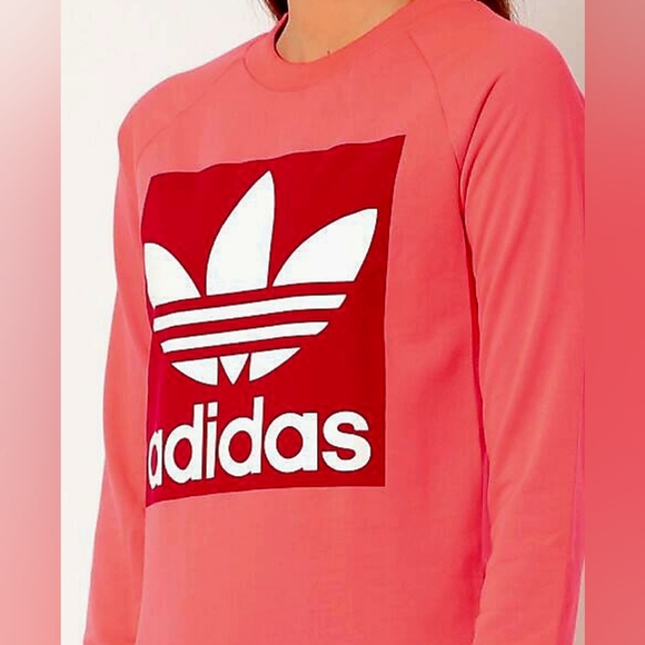Adidas Original Trefoil  Crew Sweatshirt. Size M - Picture 3 of 6